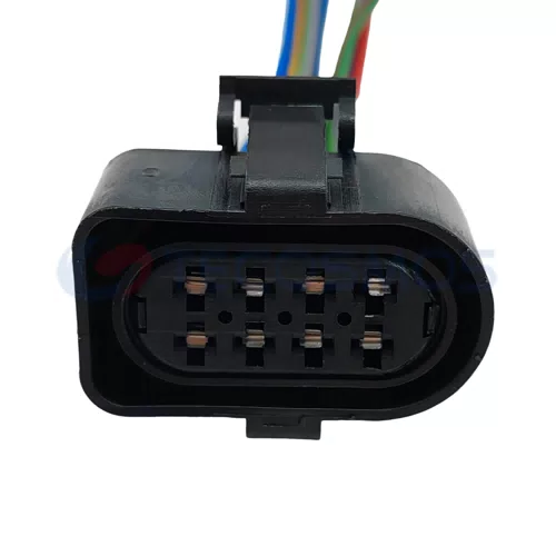 Waterproof Wire Connector Cable Harness Automotive Enclosure Connector for Volkswagen Audi 8pin Female 3A0973834... - image 4